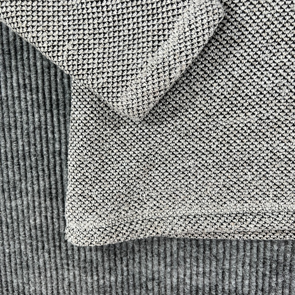 Orvis Sweater Mens Medium Gray Heavyweight Lined Long Sleeve 1/4 Zip Outdoor - Picture 5 of 15